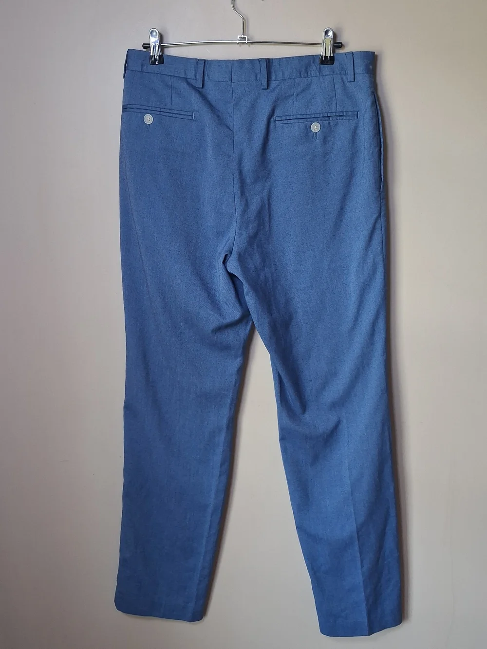 Ralph Lauren Trousers,Classic fit, Flat-front,Color: Blue, Size 32 × 32